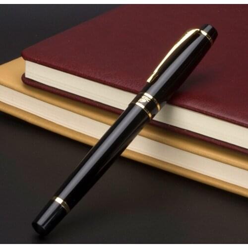 HERO Luxury Golden Nib Fountain Pen 0.5mm High Quality Business Gift Pens with Gift Case Office Supplies