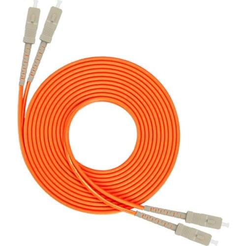 SC to SC Multimode fiber patch cord SC/SC Fiber Patch Cable UPC Polish MM Optical Fiber jumper Duplex OM2 OFNP 3m 5m 10m 15m