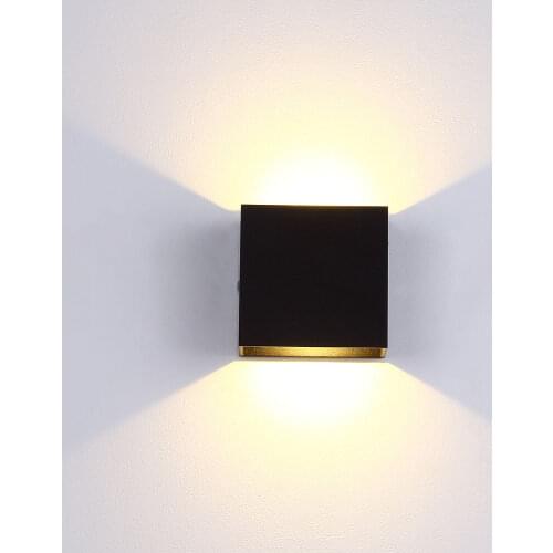 LED 6W 12W Aluminum Wall light Modern Simple Art Wall Lamp For Bedroom Living Room Corridor Stairs