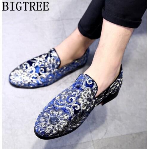 Dress Shoes Men Formal Wedding Shoes Men Elegant Coiffeur Loafers Men Party Shoes Zapatillas De Hombre Sapato Masculino Social