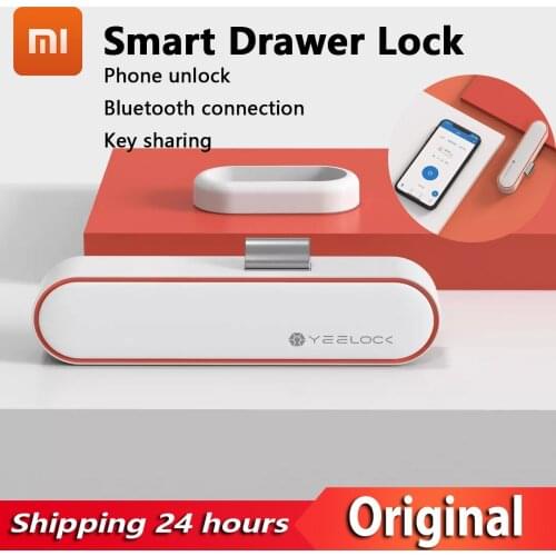YOUPIN YEELOCK Smart Drawer Lock Phone Unlock Bluetooth Connection Intelligent Drawer Switch Key Sharing Concealed Installation