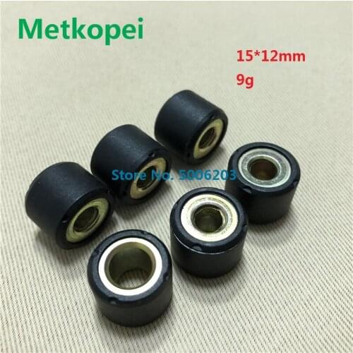 6PCS Scooter RSZ JOG50 JOG90 BWS100 variator weight roller clutch pulley driven bead For Yamaha 50cc 90cc JOG BWS 50 90 100