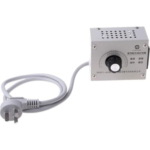 WBT-4000W 220V Controllable Variable Voltage Regulator Light Brightness Temperature Adjustment Fan Speed Motor Electric Dimmer