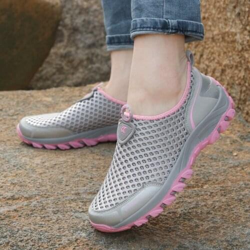 Shoes for Women Platform Sneaker Breathable Mesh Outdoor Hiking Summer Shoes for Women