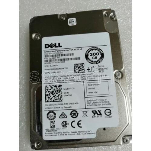 Dell 300G 6Gb 15K SAS 2.5 ST300MP0005 06WC9D hard drive HDD
