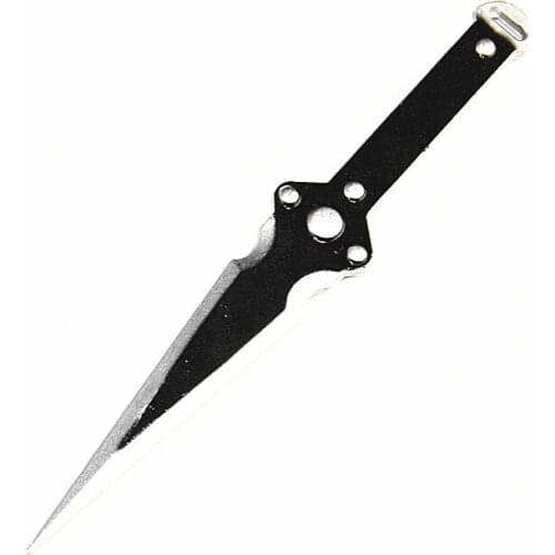 1/6 Scale Soldier Weapon Equipment Double-edged Short Knife Spiked Silver Blade12'' Action Figure Toy Alloy Material In Stock