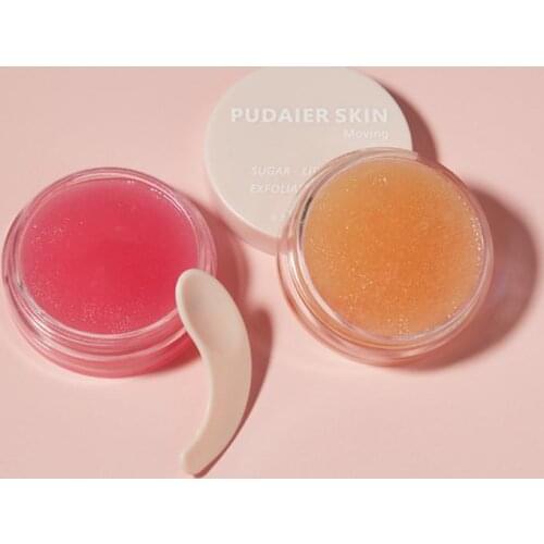 1pc Lip Scrub Mask Lip Plumper Moisture Lip Balm Exfoliating Anti-Ageing Scrub Lip Film Nourish Repair Fine Lines Lips Care