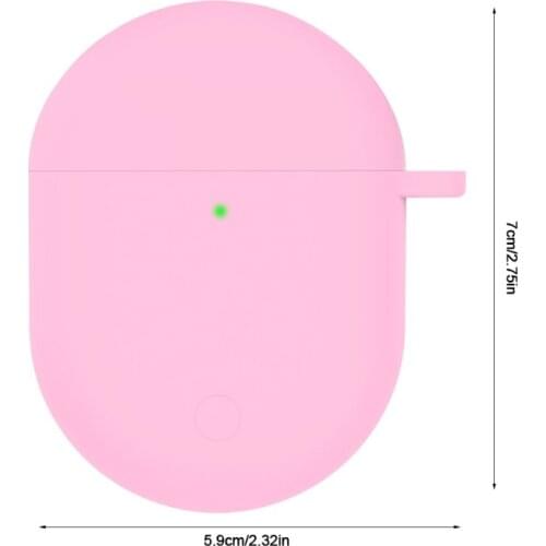 448F Case Storage Compatible with Redmi Airdots Pro Carrying Bag Made in Silicone Box Flip Cover Type Clamshell Bag