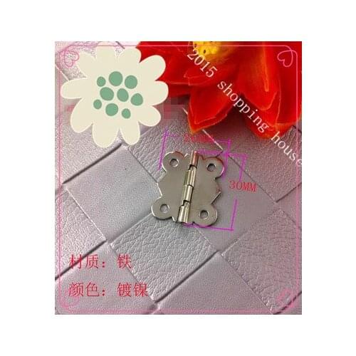 A1 Hardware accessories antique wooden decorative butterfly hinge special gift box packing boxes 30mm*26mm 90 degree