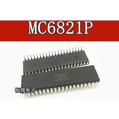 Free shipping 20pcs/lot MC6821P MC6821 DIP Stock NEW Original