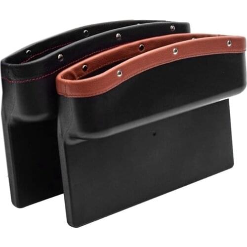 Side Pocket Storage Pockets Seat Side Space Organizer for Automotive Coin Organizer