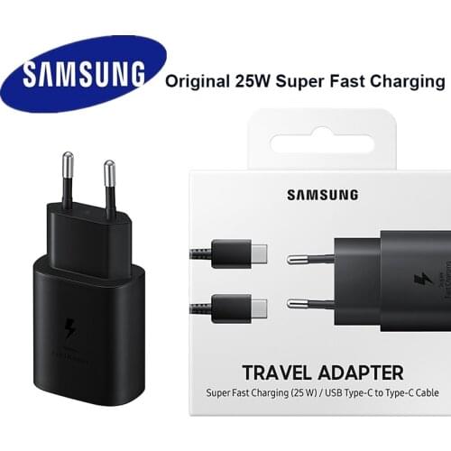 Samsung 25W Super Fast Charger PD PSS Quick Charge Type C USB Cable For Galaxy Note 10 10+ Pro 20 Ultra S20 S10 S9 Plus A51 A71