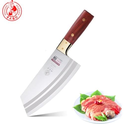 DENG TT-02 Stainless Steel Handmade Forged and Chinese Chefs Slicing Meat Knife Kitchen Vegetable Knife