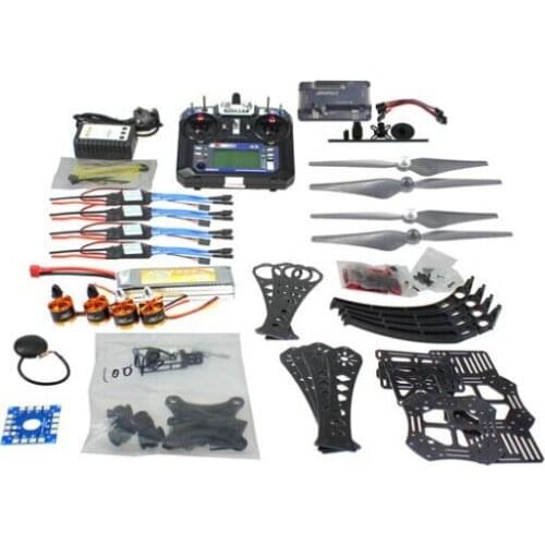 DIY RC Drone Quadrocopter RTF With Gimbal Frame Kit QQ Super FS-i6 TX F14892-J