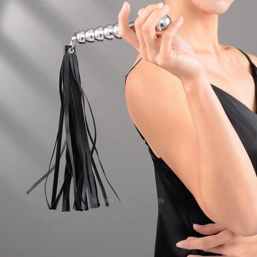 Erotic Toys For Couples Flogger Ass Metal Chain BDSM Sex Whip Fetish Slave Spanking Paddle FlirtingAdult Game Games Product