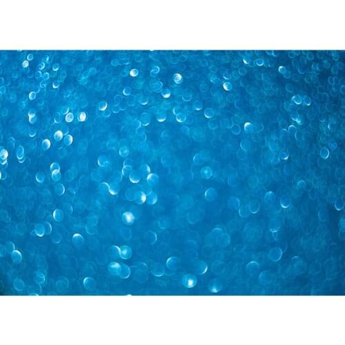 Photo Backdrop Blue Bubble Bokeh Custom Backgrounds for Baby Shower Children Birthday Party Prom Photophone Photography Props