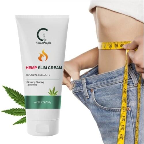 GPGP GreenPeople Ginger Hemp oil Accelerates Fat Burning Cream Anti-cellulite Full Body Slimming Weight Loss Massage Cream