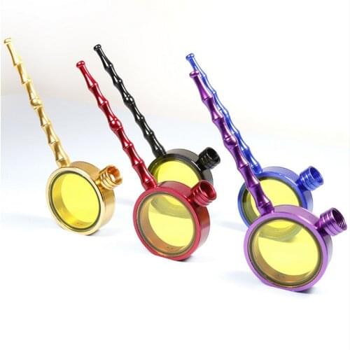 Exquisite pipe Smoke Metal Pipes Beautiful Portable Fashion Creative Smoking Pipe Herb Tobacco Gift Pipes Hookah