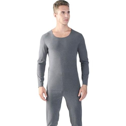 Thermal Underwear Sets For Men Winter Thermo Underwear Long Johns Winter Clothes Men Thick Thermal Clothing Solid color L-9XL