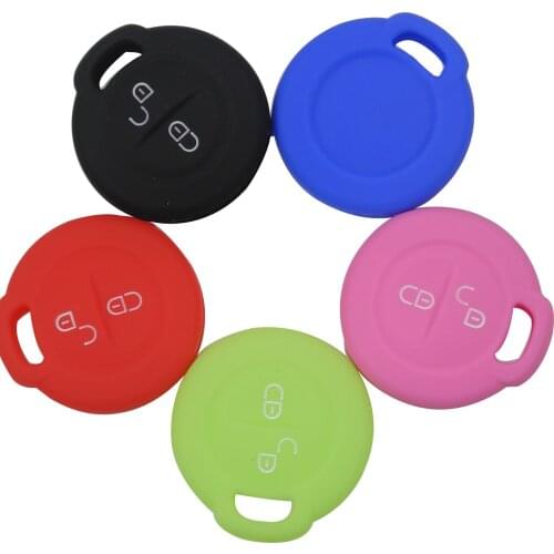 Kutery 10pcs 2 Buttons Key Case Silicone Protect Shell For Mitsubishi Colt Warior Carisma Spacestar Car-Styling