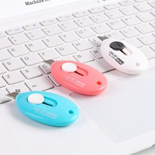 Mini Plastic Utility Knife Box Cutter Letter Paper Knives Cute Office School Knives Kawai Stationery Arts And Crafts Supplies