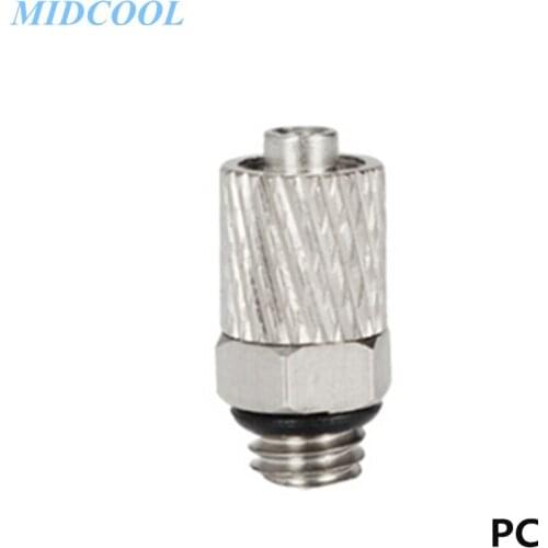 Miniature Tracheal Quick Connector Fitting PC/PL4-M5/M6 PC/PL6-M5/M6 Elbow 90 Degree Straight Through Quick Screw Universal