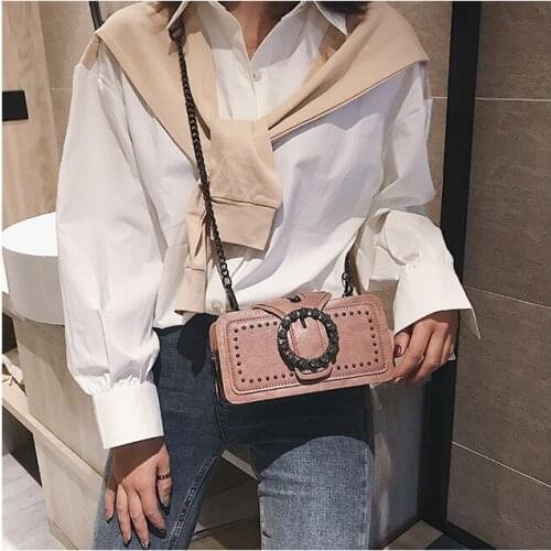2021 Hot Fashion Women Retro Diamond Shoulder Square Messenger Bag Ladies Chain Handbag Personality High-Capacity Versatile