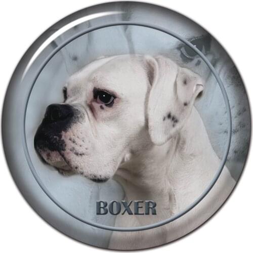 S30465# 13CM/15CM/17CM PVC Decal Boxer Dog V3 Car Sticker Waterproof for Bumper Rear Window Laptop Toilet
