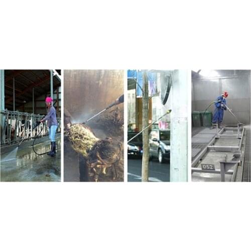 Water Washing Machine Nozzle Rotating Turbo Nozzle High Pressure Cleaning Tool with 1/4 Quick Connection Plug