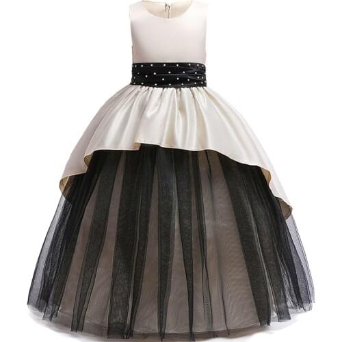 Summer dress children party dress girls first communion dresses flower girl dress child kids flourished costume vestido