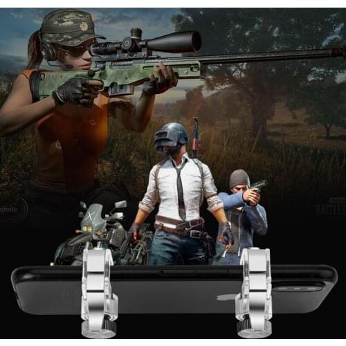 R11S Metal PUBG Mobile Trigger Gamepad Gaming L1R1 Shooter Pubg Mobile Controller Smart Phone Fire Button Aim Key Joystick