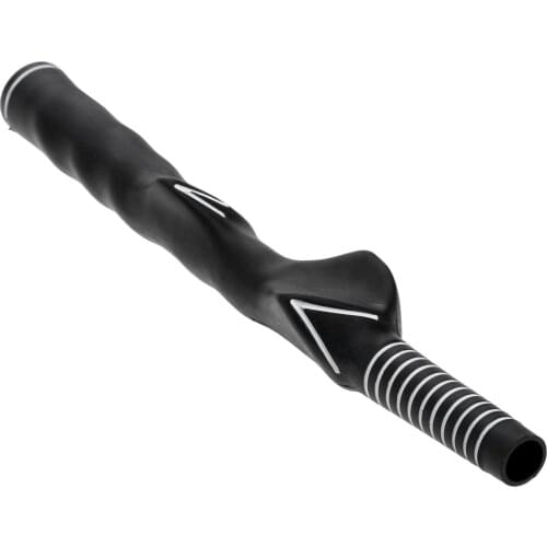 Rubber Golf Swing Trainer Training Grip Standard Teaching Aids Right-Handed Practice Golfer Clubs Protection Tool Black 1pc