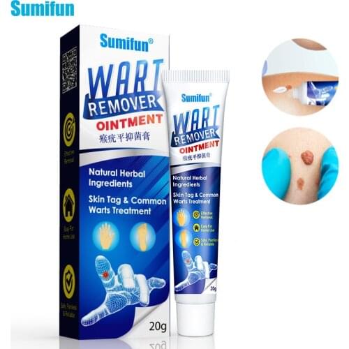 Sumifun 20g Warts Remover Ointment Wart Treatment Cream Skin Tag Remover Herbal Extract Corn Plaster Warts Ointment K10013