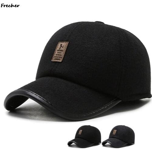 Warm Winter Cap Sport Golf Baseball Cap Hats For Men Snapback Women Casquette Bones Dad Caps Gorras Earflaps Thicken