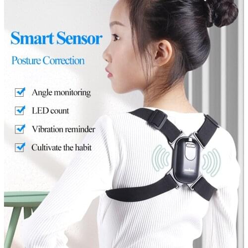 Tenwin Smart Posture Corrector/Reminder Induction Vibration Seated/Shoulder Correct Help Prevent Myopia/Hump Back/Head Down 7600