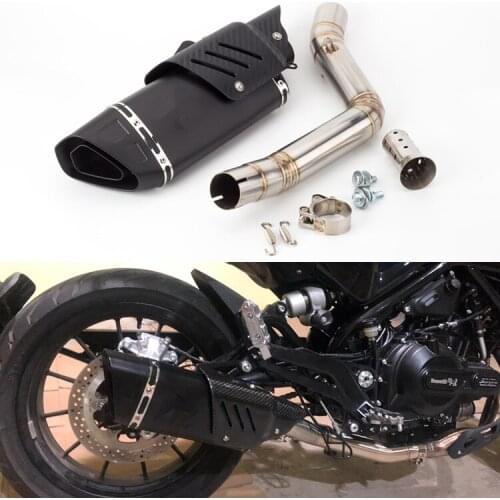 Motorcycle exhaust pipe suitable for TRK 502C big devil 502C modified mid-Link Pipe exhaust pipe