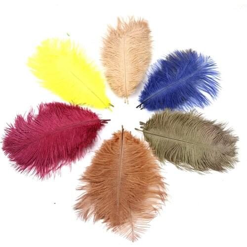 High quality ostrich feathers 10PCS / 15-20CM DIY home wedding party decoration feather craft wholesale