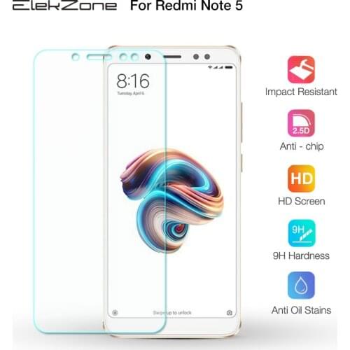 Tempered Glass Xiomi Redmi Note 5 Screen Protective Film on Xiaomi Redmi Note 5 Phone Screen Protective Glass cover film Note 5