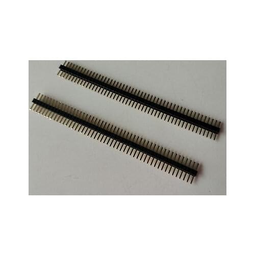20pcs 1.27mm 50 Pin Male Single Row Pin Header Strip
