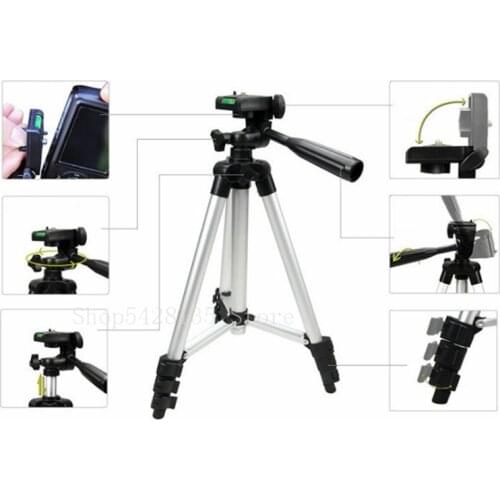 4-section Aluminum Tripod Adjustable Stand for Monocular Binoculars Take Phone Stand Mobile Telescope Micro Single Tripod