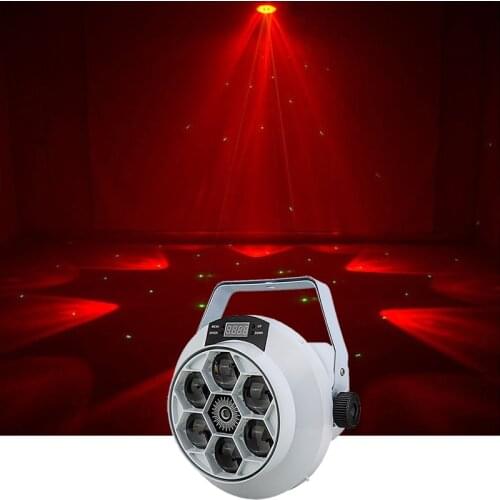 SHOW TIME Led Mini Bee Eye Moving Head Light 6x12W RGBW Professional Stage Lights 4-60 degree DJ DMX Disco Beam Wash Effect
