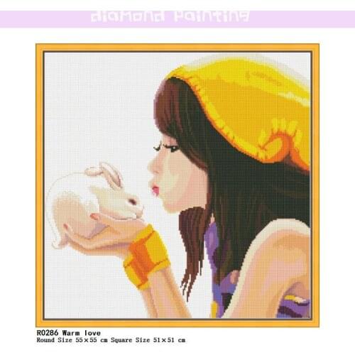 5D DIY Diamond Painting Kits Warm Love Sets Round & Square Embroidery Mosaic Art Picture Rhinestones Full Drill Home Decoration