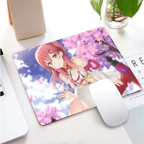 Anime sexy cute girl Mouse Pad Gaming Accessories Notebook Genshin Impact Cute Keyboard Pad Desktop Non-slip MousePad for LOL