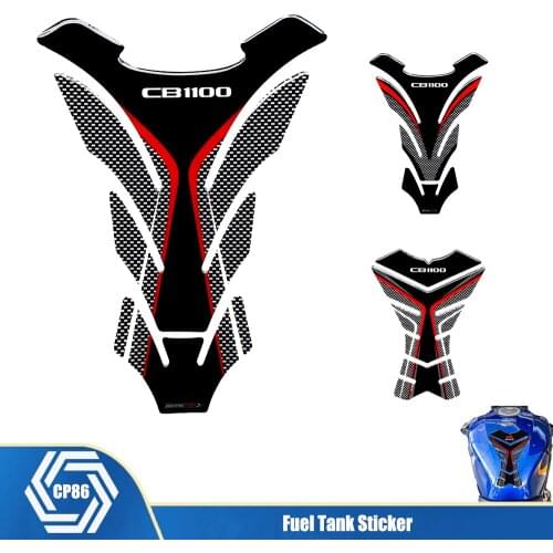 For Honda CB1100 CB 1100 Tankpad All Years 3D Carbon Fiber Motorcycle Fuel Tank Pad Protection Sticker Fuel Tank Sticker