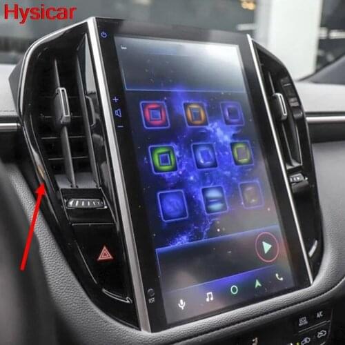 Hsyicar For Toyota Sedan Corolla E210 Prestige Altis 2019 2020 Front Dashboard AC Air Condition Vent Outlet Frame Cover Trim ABS