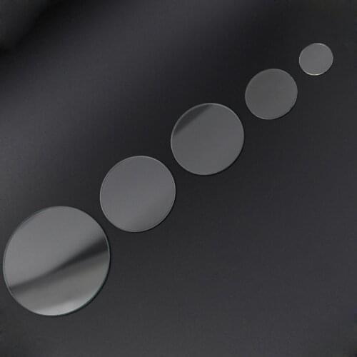 3PCS Round flat glass dia.15mm 18mm 19mm 20mm 21mm lucency flat glass lens optical clear glass lenses for mini led flashlight