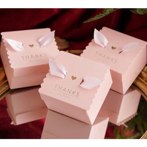Set of 10 DIY Packing Box Handmade Cookies/ Chocolates/ Cake/ Baking Packaging for Wedding/Birthday/ New Year Party Gift Bag