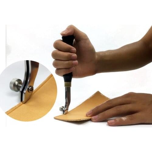 Leather Edge Line, Adjustable Edge Edger, Pressure Slot, Ditch Twist, Leather Edge Line Manual Diy Tools
