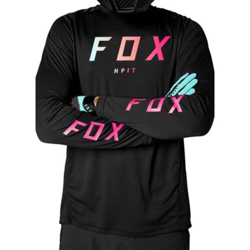 New Motocross Hpit Fox Mtb Downhill Jersey MX Cycling Mountain Bike DH Maillot Ciclismo Hombre Quick Dry Jersey Racing 2021