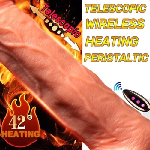 Huge Strapon Dildo Realistic Female Masturbation Vibration Wireless Retractable Large Dildo Penis Dildo Suction Cup Sex Shop